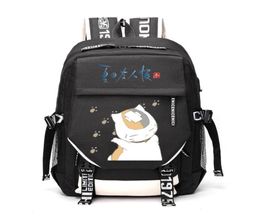 Sac à dos natsume yuujinchou madara voyage de voyage en plein air sac à l'école décontractée sac à dos 6256957