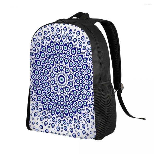 Sac à dos Nazar turc oeil circulaire ornement voyage école ordinateur Bookbag amulette Boho Hamsa collège étudiant sac à dos sacs