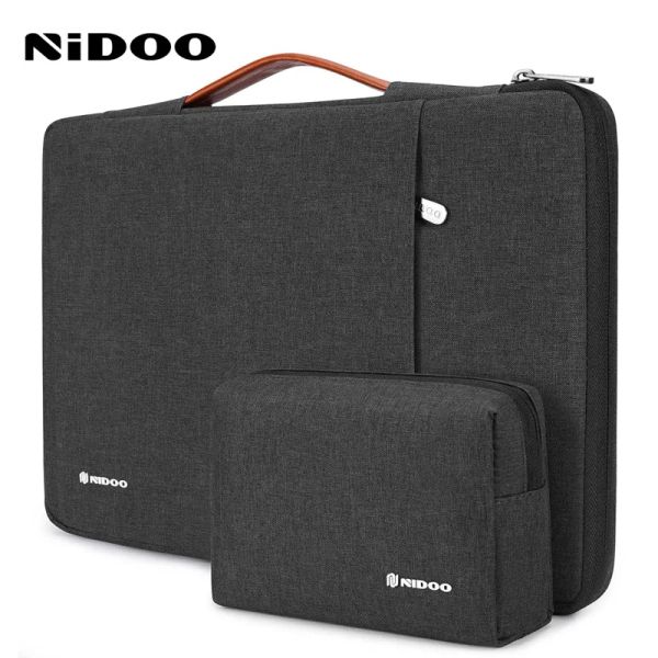 Sac à dos casse de sac pour ordinateur portable Nidoo 13.3 14 pouces de sac de carnet imperméable 15 pouces Sac de sac pour boîtier MacBook M1 Air Pro 13 15 Huawei Handbag Incline