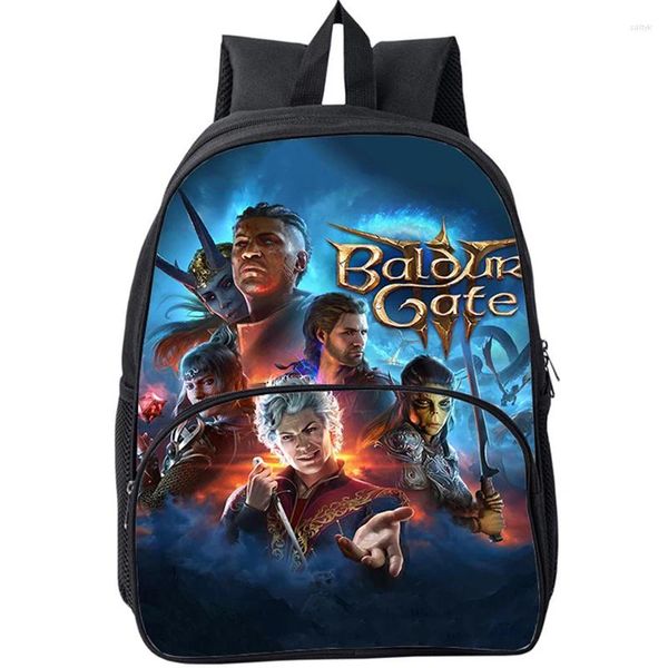 Mochila Nylon para niños con bolsas escolares de gran capacidad de Baldur en la puerta de la puerta de Baldur Mochila resistente a agua resistente al agua