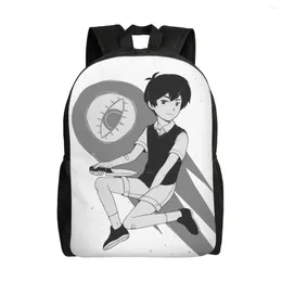 Sac à dos Omori Horror Video Gamer Backpacks for Women Men School College Student Bookbag s'adapte aux sacs d'ordinateur portable de 15 pouces