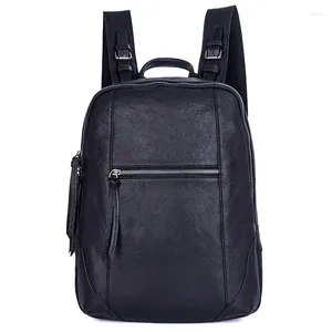 Sac à dos école en cuir original sac pour hommes Notebook Gift's Gift for Teenager authentical ordinateur portable