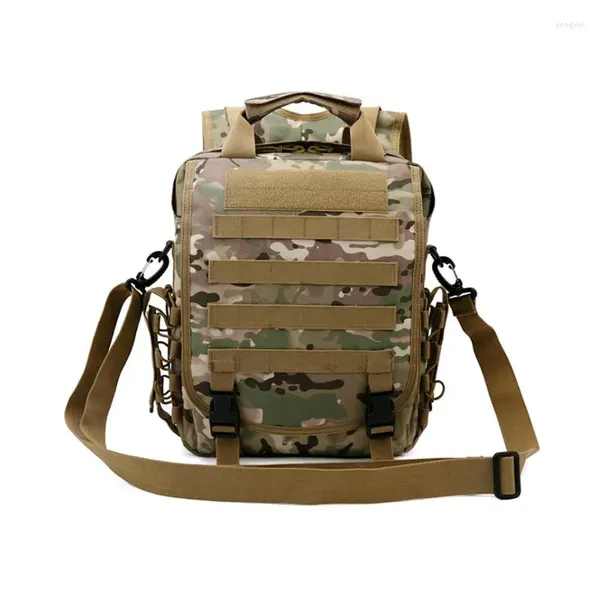 Sac à dos en plein air militaire ventilateur tactique Camouflage hommes et femmes multi-fonction unique épaule sacoche ordinateur sac