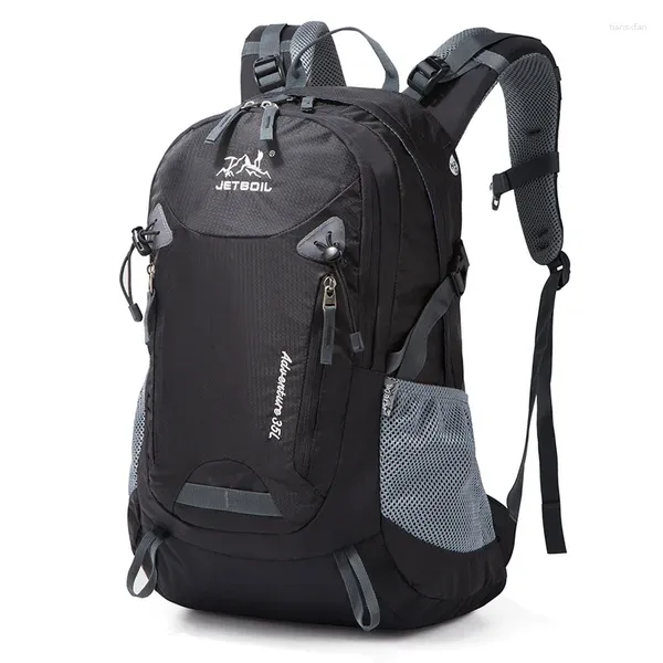 Sac à dos en extérieur sac d'alpinisme sportif lointain de grande capacité à bagages féminins masculins 35L Voyage Student Schoolbag