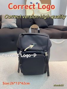 Backpack P Designer Backpack Fashion Luxury Brand Tas Correcte versie Hoge kwaliteit Neem contact met mij op om foto's te zien