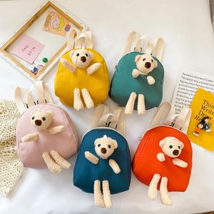 Sac à dos Sac en peluche de l'ours à enfants personnalisé garçons et filles Cadeaux d'animaux d'école