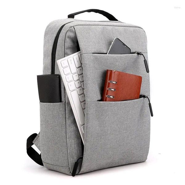 Mochila Precio Marcas personalizadas Customized Gray School Bag Pequeña carga para hombres