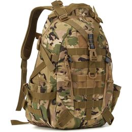 Rugzak QT QY 40L Militaire tactische rugzak voor mannen Camping Wandelrugzakken Reflecterende Outdoor Reistassen Molle Klimrugzak Tas 231031