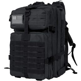 Rugzak QT QY 50L Tactische rugzakken voor heren Militaire reistassen Leger Outdoor 3P Assault Pack EDC Molle Pack voor trekking Jachttas 231128