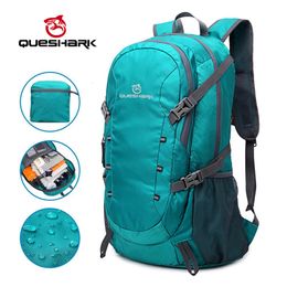 Rugzak Queshark Professional 40L Ultralight Upgrade Waterdichte opvouwbare Outdoor Camping Backpack Climbing Hiking Travel Bag 3 Colors 230418