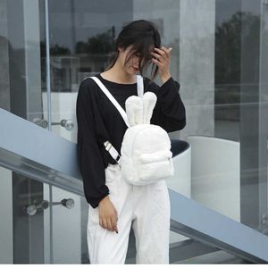 Sac à dos RanHuang nouvelle arrivée 2022 hiver femmes en peluche sac à dos filles mignon sac à dos petit sac à dos rose blanc mochila feminina A1670 0215/23