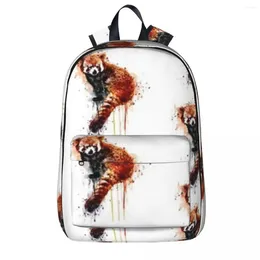 Sac à dos Panda rouge, sac à dos pour garçons et filles, sac d'école pour étudiants, sac à dos de dessin animé pour enfants, sac à bandoulière pour ordinateur portable, grande capacité