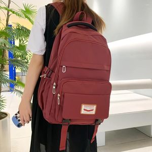 Rugzak School Backpacks for Girls Teenagers Middle High Kawaii Women 2024 Fashion Schoolbags Travel Bags