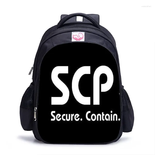 Mochila SCP Secure Contenga Bolsas escolares de Protect Children Mochilas ortopédicas Niños Mochila Infantil