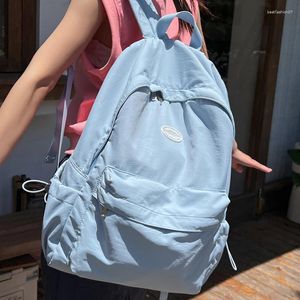 Sac à dos Design simple femme 2024 mode femme voyage sac à dos cartable pour adolescentes garçons de haute qualité