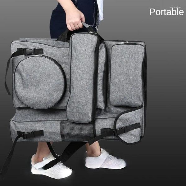 Mochila con dibujo artístico para pintura, bolsa 4k impermeable de gran capacidad, bolsas de transporte gruesas, mochilas de almacenamiento de herramientas multifuncionales para el hogar