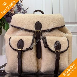 Sacs de SKI sac à dos femmes M23384 toile de laine douce luxueux sac à bandoulière de qualité originale B539