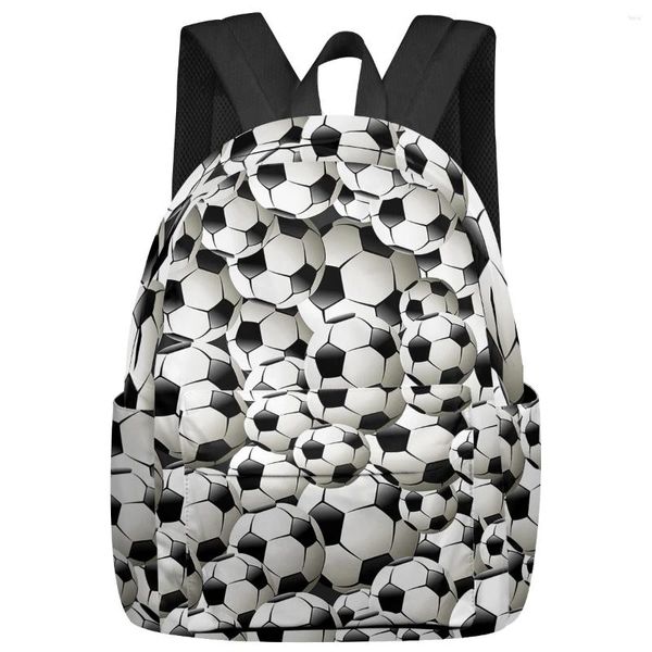 Boule de football de sac à dos Football Football Femme Man Sac à dos Sacolon de voyage étanche pour les étudiants garçons filles livre d'ordinateur portable PACK MOCHILAS