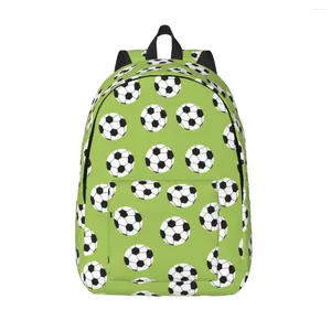 Sac à dos ballons de Football vert Football pour garçon fille enfants étudiant école Bookbag toile sac à dos préscolaire maternelle sac