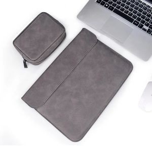 Rugzak Zacht PU Leer Laptop Sleeve Voor Macbook Air Pro 13 14 15 inch Laptoptas 13.3 Notebook Tablet case Voor Xiami DELL Lenovo Cover