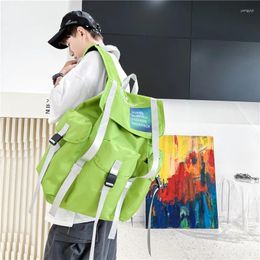 Sac à dos Street Fashion Techwear Style Hip Hop Multifonction Voyage Sac d'école Hommes Femmes Casual Sport Étanche Ordinateur portable