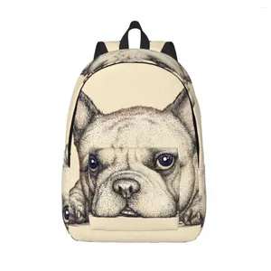 Rugzak Student Bag Pug Dog ouder-kind lichtgewicht paar laptop