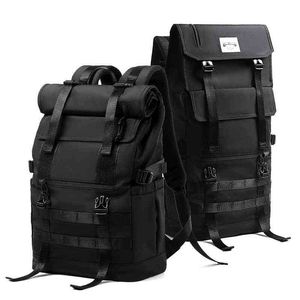 Backpack Style Bag3 In 1 Converteerbare waterdichte grote capaciteit Men vrouwen rolt top 15,6 laptop tiener mannelijke schooltas 220723