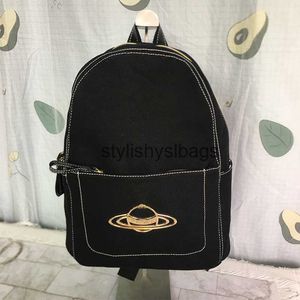 Sacs de style sac à dos 2023 Mini Saturn Canvas Backpack and épaule Cross BackpackStylishyslbags