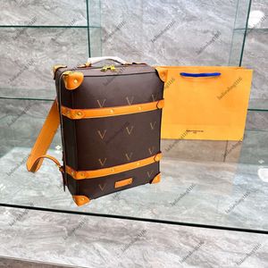 Rugzakstijl Designer rugzak Luxe merk portemonnee Dubbele schouderbanden rugzakken Dames portemonnee Echte leren tassen Dame Geruite portemonnees Duffelbagage van fen Y010 001