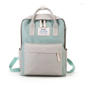 Backpack Style Fashion Canvas Multifunction Women Casual Travel For Teen Girl Boy Laptop Koreaanse studentenschooltas