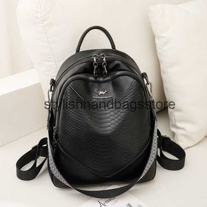 Sac à dos Nouveau sac pour femmes Prem Double épaule à la mode simple ordinaire simple et à la mode polyvalent grande capacité pratique pour le voyage H240403