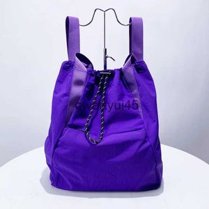 Sac à dos Style Nylon Sacs à cordon pour femmes Designer de luxe et sacs à main 2024 Nouveau dans les couleurs contrastées de voyage décontracté SoulderH2422