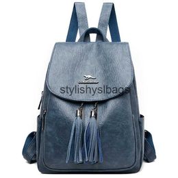 Sac à dos Style sacs à bandoulière 2023 femmes sacs à dos en cuir de haute qualité femme sac à dos décontracté sac quotidien dames sac à dos voyage école sac à dos H240328