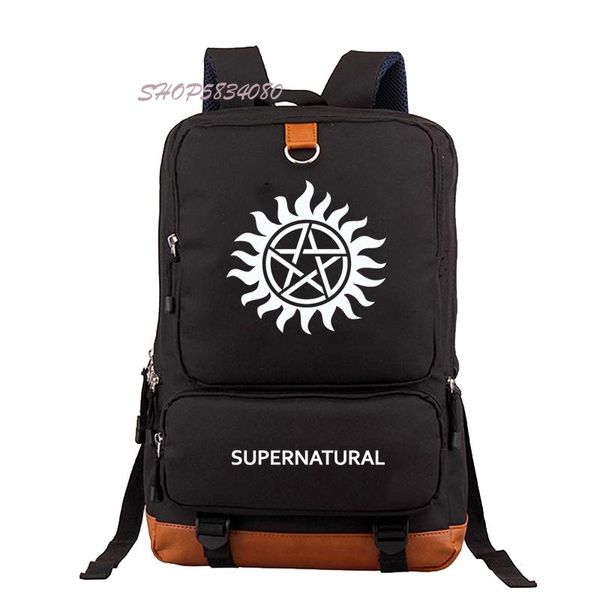 Mochila Supernatural Niños Niñas Mochila Escolar Hombres Mujeres Adolescentes Bolsa De Viaje Mochilas Para Laptop275M