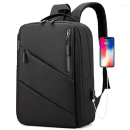 Sac à dos SUUTOOP hommes USB 15 pouces sac d'école pour ordinateur portable sac à dos pour adolescents adolescents voyage loisirs cartable Pack pour homme