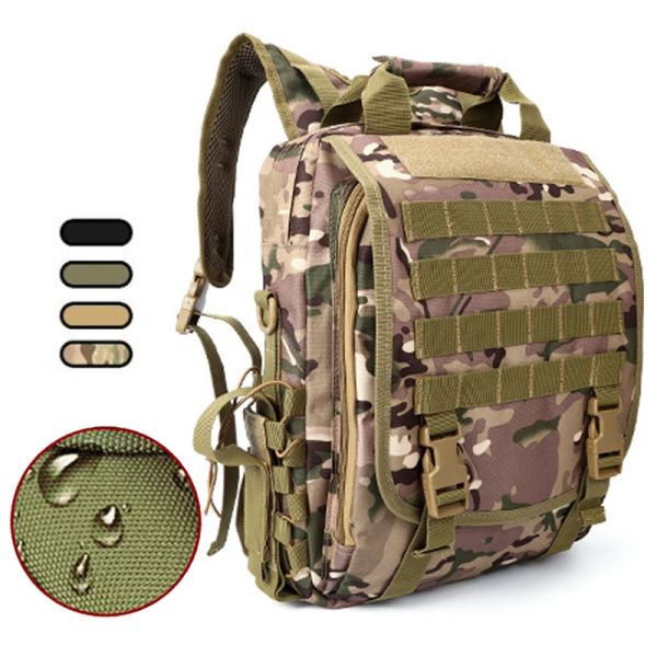 Mochila Mochila Táctica Militar Molle Ejército Bolsa De Hombro Airsoft Hombres Portátil Multifunción Camo Caza Al Aire Libre Viaje Camping Mochila