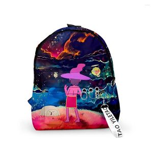 Rugzak The Midnight Gospel Cartoon School Tas Travel Bag Casual Style Harajuku Daypacks Rucksack Unisex Bags