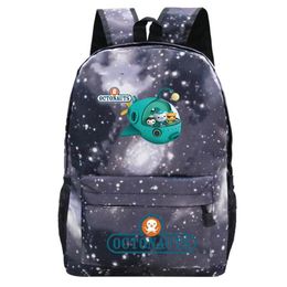 Sac à dos Les Octonauts sacs à dos étudiants enfants dessin animé cartable fille garçon livre sacs adolescents voyage sac à dos Kawaii Mochila 242w