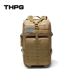 Sac à dos THPG grande capacité Mintificiel Moullopteral 800D imperméable Tissu oxford extérieur militaire tactique