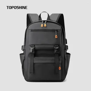 Rugzak Toposhine College Student Male Simple Outdoor Sports Rucksack Schoolbag middelbare school Goede kwaliteit studenten