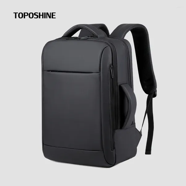 Mochila Toposhine Calidad D Negocios Viajes para hombres Gran capacidad Múltiples compartimentos Hombres 15.6 pulgadas Bolsas para portátiles