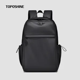 Sac à dos toposhine solie décontractée sac à école de mode Business Rucksack de voyage durable usage étanche oxford extérieur hommes packs sacs à dos