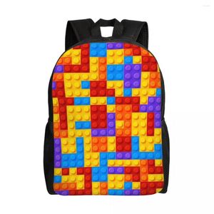 Bâtiment de jouets de sac à dos modèle de briques pour hommes pour les hommes d'études scolaires d'école