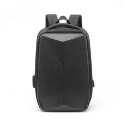 Sac à dos ordinateur portable de voyage 3D sac de livres anti-vol avec USB charge portant un sac d'ordinateur collégial résistant à l'eau de 17 pouces pour hommes