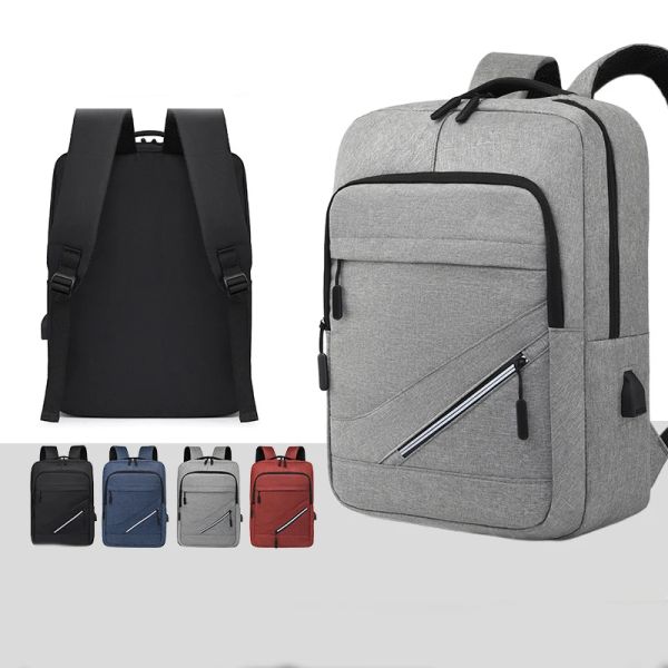 Sac à dos de voyage pour ordinateur portable pour femmes et hommes, sac d'affaires approuvé par les avions avec port de chargement USB, convient aux ordinateurs portables de 15,6 pouces