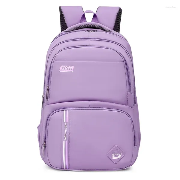 Sac à dos pour ordinateur portable de voyage sac à dos pour les femmes hommes masculines mode décontractée en nylon étanche adolescents sacs scolaires de grande capacité