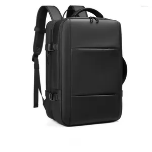 Sac à dos voyage hommes école de commerce extensible grande capacité 17.3 ordinateur portable étanche USB sac de travail quotidien