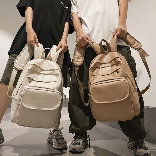 Sac à dos à dos branché des hommes de grande capacité ordinateur portable multi-poche sacs d'étudiants féminins sacs coréens Version des femmes voyage
