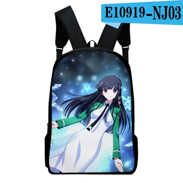 Sac à dos tendance The irrégulière à Magic High School Notebook sac à dos sacs d'élève 3D Print Oxford Aploreproof Boys / Girls ordinateur portable