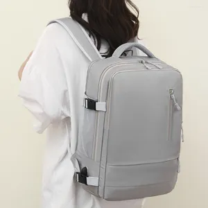 Sac à dos unisexe, multi-poches, extensible, avec poche pour chaussures, étanche, Port de chargement USB, voyage d'affaires